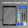 NB+ Screen Replacement for iPad 6th Generation 9.7" Touch Screen Digitizer 2018 Pre-Installed Adhesive(Model:A1893 A1954) Black view 2