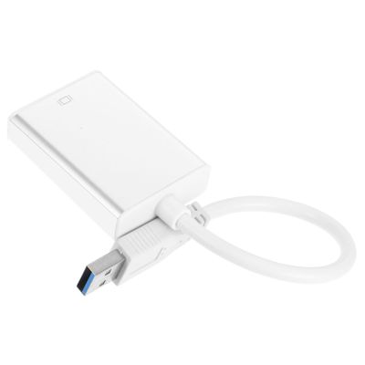 Angoily USB to Video Adapter Cable Converter External Graphics Card for Pc Laptop Supports Multiple Displays Backward Compatible USB