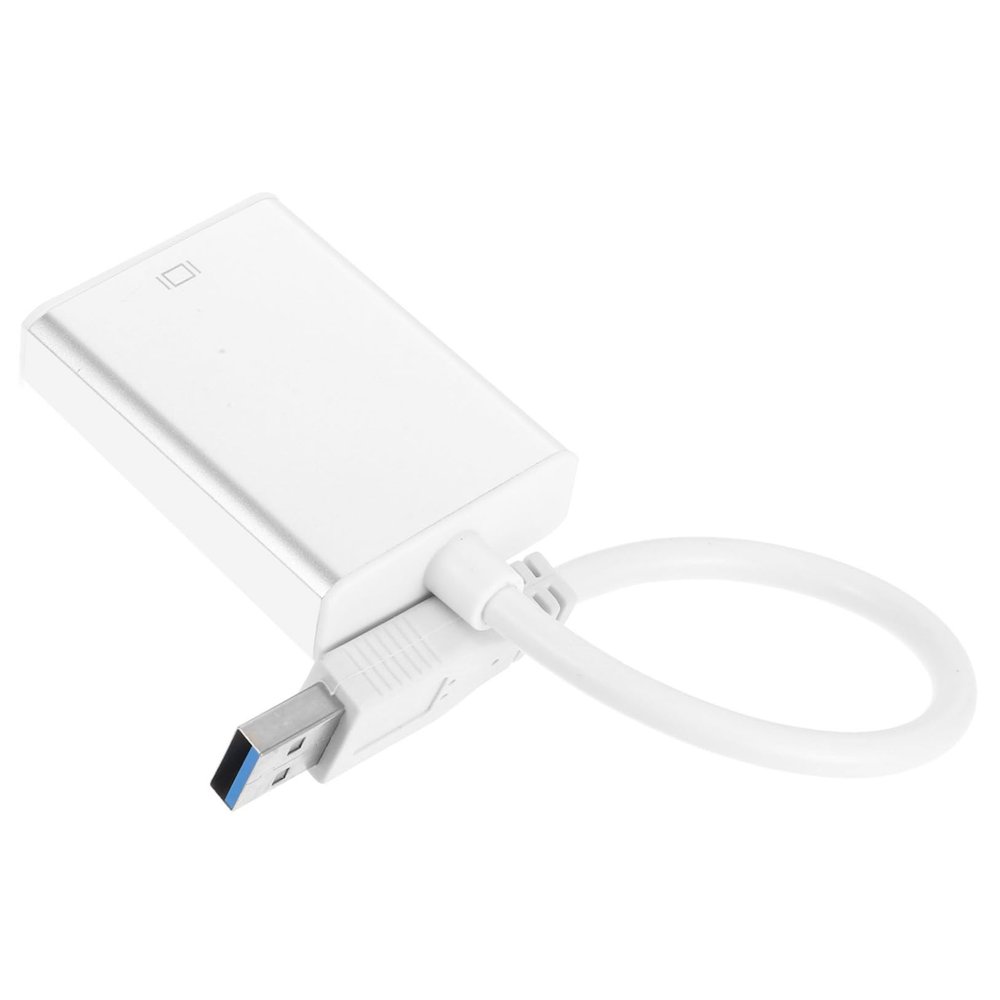 Angoily USB to Video Adapter Cable Converter External Graphics Card for Pc Laptop Supports Multiple Displays Backward Compatible USB