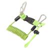 WIECHE Diving Hook Rope Stainless Steel Flexible Anti Lost Reef Camera Spring Easy Installation Underwater (Green)