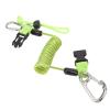 WIECHE Diving Hook Rope Stainless Steel Flexible Anti Lost Reef Camera Spring Easy Installation Underwater (Green) view 3