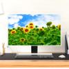 Baocicco Decorative Sunflowers Waterproof Computer Monitor Cover 22, 23, 24, 25 Inch Green Leaves Yellow Flowers Nature Landscape Full Body Cover for Computer Screen Panel Case Computer Sleeve view 2
