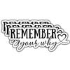 (3Pcs) Remember Your Why Sticker Positive Motivational Phrase Quote Inspirational Waterproof Vinyl Sticker for Books Laptops Phone Water Bottles Tumbler Cup Kindle Decals 3 Inch view 1