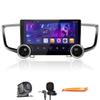 Physical Display Knobs CarPlay/Android Auto Autoradio FM Radio Car Navigation Stereo Pad Player GPS 10.1" QLED Touch Screen BT Headunit Tablet for Honda Pilot Ridgeline 2016-2022 Quad Core 2G+64G view 1