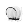Artibetter Flash Diffuser Cap for Speedlight Soft Cloth Bounce Cover for Camera Flash Blackout Light Cover for Photography view 2
