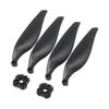 LOAwYAY 2 Sets for 8060 Folding Propellers Fiberglass and Nylon Propellers 3 Impellers 4 Impeller Propellers Rc Aircraft Quadcopter(4 Blade) view 1