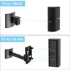SEIWEI Speaker Wall/Ceiling Mount Brackets, Adjustable Metal Wall Mount for Small Speakers, Surround Sound Speakers Holder, Compatible with Bose UB-20 Series II, etc.(Black) view 3