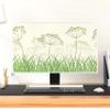 Baocicco Green Botanical Monitor Dust Cover 22, 23, 24, 25 Inch Sage Green Dandelion Plants Panel Case Computer Monitor Covers Sleeve Compatible with PC Desktop and TV Spring Floral view 2