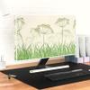 Baocicco Green Botanical Monitor Dust Cover 22, 23, 24, 25 Inch Sage Green Dandelion Plants Panel Case Computer Monitor Covers Sleeve Compatible with PC Desktop and TV Spring Floral view 4
