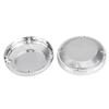 BID4ZE Chrome 6.5" Saddlebag Lid Speaker Grill Cover For Harley Touring Electra Glide Standard FLHT Road Glide Ultra FLTRU Road King FLHR Street Glide FLHX 1983-2023 view 3