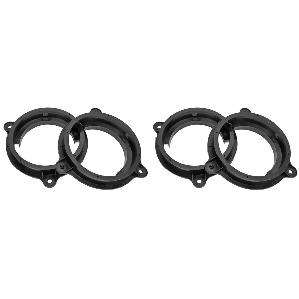 4pcs 6.5in Black Speaker Adapter Bracket Ring with 2 Wire Harness Replacement for Murano 20002019