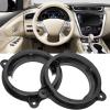4pcs 6.5in Black Speaker Adapter Bracket Ring with 2 Wire Harness Replacement for Murano 20002019 view 2