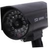 Dummy Outdoor Security Camera with Flashing Red LED, Waterproof ABS view 2