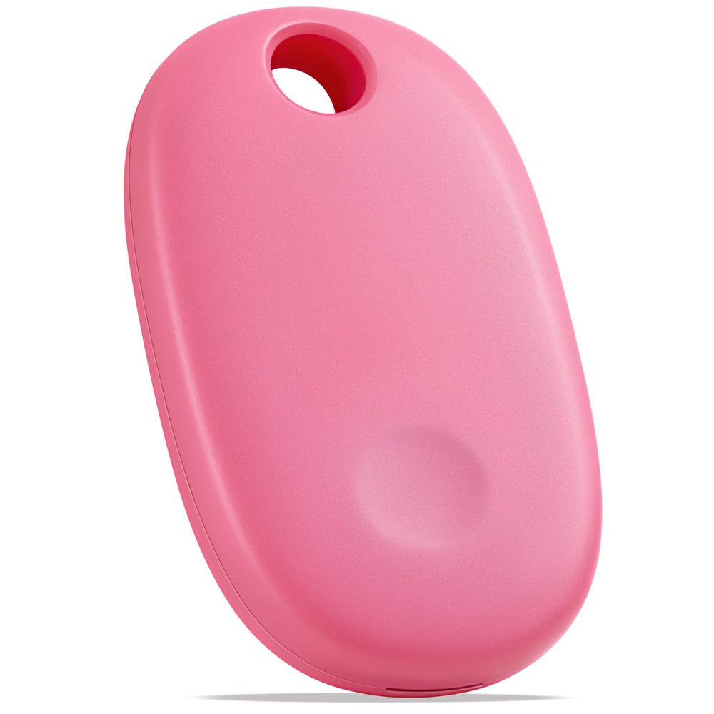 Bestray GPS Tracker, Bluetooth Tracker Works with Apple Find My (iOS Only), Key Finder Item Locator for Keys, Luggage, Backpack, IPX7 Waterproof, Pink