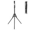 Lightweight Tripod Lamp Stand Reverse Folding Light Bracket for Smartphone SLR Camera Flash Softbox Studio Photography Holder Portable Lighting Support Stand with 360 Rotating and Phone Clip for view 1