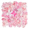103Pcs Coquette Bows Stickers, Pink Bow Aesthetic Stickers, Cute Bow Tie Sticker for Girls, Vinyl Waterproof Decal for Laptop Phone Luggage Guitar view 1