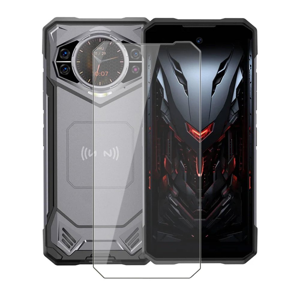 [1-Pack] for Doogee S200 Plus Screen Protector, HGJTFANY 9H Hardness Tempered Glass Screen Film, Anti-Scratch, Bubble Free, Protective Film for Doogee S200 Plus (6.72 Inch)