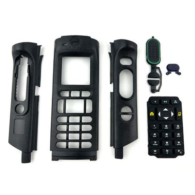 Repair Housing Case Cover Replacement for APX8000 APX6000 M3 Two Way Radio with Rubber Full-Keypad (Black)