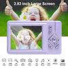 Digital Camera for Kids, Teens & Beginners - 1080P FHD 48MP, 2.83" LCD, 18X Digital Zoom & Anti-Shake, 32GB SD Card Included, Compact Portable Point and Shoot Travel Camera view 3