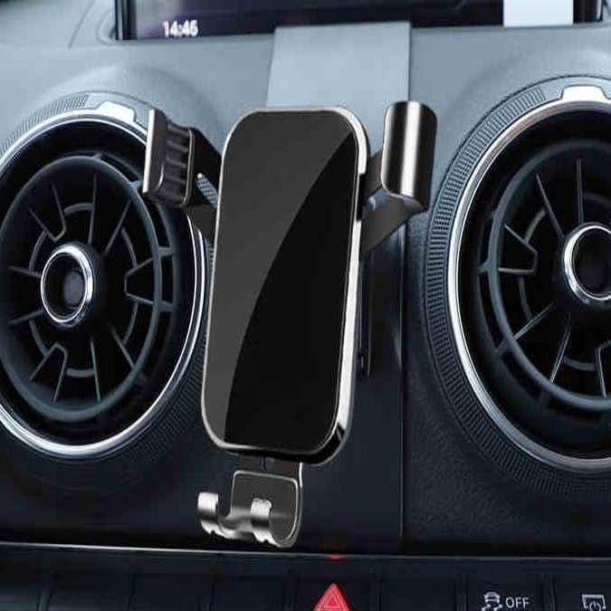 Car Phone Holder for Audi A3 2014-2020, 360 Adjustable Sturdy Car Phone Mount, Drop-Resistant Stabilization Quick Install Car Cell Phone Cradle,A