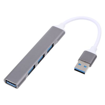 DOITOOL Aluminum Alloy USB Hub Port USB Adapter for Laptop Portable Computer Accessories High-Speed Data Transfer Compatible Hard Drives Printers and More