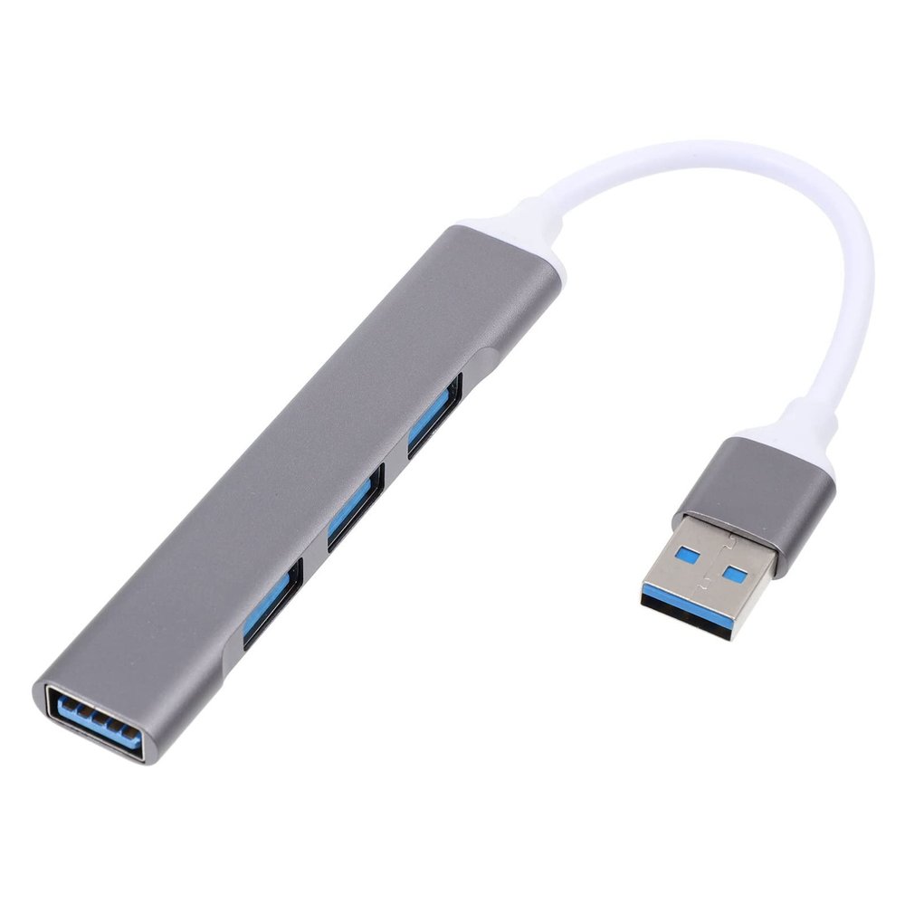 DOITOOL Aluminum Alloy USB Hub Port USB Adapter for Laptop Portable Computer Accessories High-Speed Data Transfer Compatible Hard Drives Printers and More