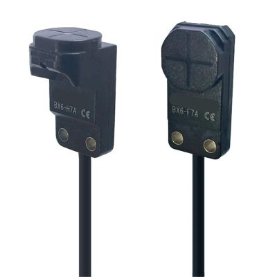1pc Square Shielded Inductive Proximity Sensor 3-Wire 12V/24V Long Sensing Distance Metal Limit Switch Sensor(BX6-H7R)