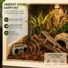 Anomat Mini Bluetooth Speaker for Terrarium, Compact Low-Volume Speaker for Reptile Enclosure, Retro Micro Speaker for Lizard Tank Ambient Sound, USB Rechargeable Small Speaker view 2