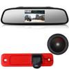 1280 * 720 Pixel Third Roof Brake Lamp Car Backup Camera Replacement for Ford Transit Transporter Van 3 BJ 04.2006-01.2009 Ford Transit MK7 Tourneo Furgon MK4 Van 2006-2014+4.3" Reverse Mirror view 1