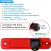 1280 * 720 Pixel Third Roof Brake Lamp Car Backup Camera Replacement for Ford Transit Transporter Van 3 BJ 04.2006-01.2009 Ford Transit MK7 Tourneo Furgon MK4 Van 2006-2014+4.3" Reverse Mirror view 3