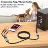 3.5mm to RCA, Dual 1/4 TS to Dual RCA Cable, 2-in-1 Audio Cable, Gold-Plated HiFi Sound Headphone Jack Auxiliary Cord 1/8 Dual 6.35mm Adapter Stereo Y Splitter for Phone Speaker MP3 Tablet HDTV 6.6FT view 2