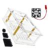 Acrylic Enclosure Acrylic Protective Case for Development Board Housing Box with Cooling Fan and Heatsink for Optional view 4