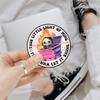 (3PCS) This Little Light of Mine I'm Gonna Let It Shine Sticker  Funny Dumpster Fire Meme Vinyl Decal, Waterproof for Laptop, Water Bottle, Phone, Tumbler, Car, Gifts - 3 Inch view 2