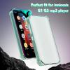 Aippdo Case for innioasis G1 G3 Mp3 Player,TPU Clear Cover for Mp3 Player Anti-Scratch Shock Absorption 4.0 inch Case Crystal Clear. view 2