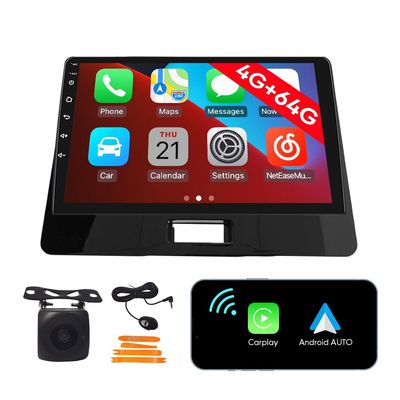 [4G 64G] Android Car Stereo FM Radio Carplay Android Auto 10" Touchscreen Headunit Media Player with Backup Camera for Suzuki Wagon-R 2018