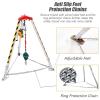 ZOCWJK 7ft Scalable Legs Emergency Rescue Tripod Kit for Confined Space 1200LBS/ 1800LBS/ 2600LBS Lifting and Rescue Equipment Tripod Firefighting Rescue Tripod f( view 2