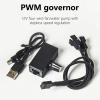 Adjustable PC Cooling Fan Speed Controller, USB to 4Pin Adapter Cable, DC5V to 12V Power Converters with 2/3 Way Splitte view 3