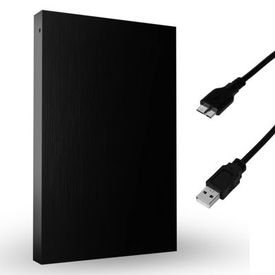 1TB External Hard Drive USB 3.0, Portable 2.5-Inch External HDD Backup Storage for Laptop, PC, Mac, Gaming Console (PS3/PS4) Black