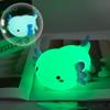 HAPPYBAG Axolotl Night Light,Cute Axolotl lamp Gifts for Kids,Dimmable Silicone Animal Nursery Night Light,Kawaii Rechargeable Bedside Touch Lamp,Baby Room Decor Axolotl Light view 1