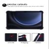for Samsung Galaxy Tab S10 FE 11 Inch Tablets Case,BOVUGAC Soft Silicone Adjustable Stand Shockproof Kids Friendly for 10 Inch Tablets(Black) view 2