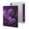 iPad Pro 202020212022 Case 12.9 Inch with Pencil Holder Purple Hearts Trifold Stand Protective Slim Back Shell Auto Wake Sleep view 1