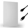 1TB External Hard Drive USB 3.0, Portable 2.5-Inch External HDD Backup Storage for Laptop, PC, Mac, Gaming Console (PS3/PS4)  Silver view 1