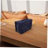 Yardenfun Cd Pouch Holder Organizer Denim Cd Wallet Case Zipper Fabric Storage Bag for Discs for Office Travel view 4