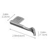 SZZCNOX XM5 Metal Thumb Grip for Fujifilm XM5 Camera, Thumb Up Rest Anti-Slip Grip with Hot Shoe Shutter Button Cover Protector for Fuji FUJIFILM X-M5 Camera, with Anti-Scratch Silicone Pad (Silvery) view 2