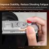SZZCNOX XM5 Metal Thumb Grip for Fujifilm XM5 Camera, Thumb Up Rest Anti-Slip Grip with Hot Shoe Shutter Button Cover Protector for Fuji FUJIFILM X-M5 Camera, with Anti-Scratch Silicone Pad (Black) view 4