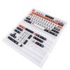 122 Keys Pudding Keycap Set,PBT Mechanical Keyboard Keycaps for Profile Keycaps for Mechanical Keyboards view 2