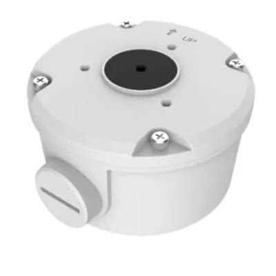 TR-JB05-B-IN - Junction Box for IPC21xx Series (Round Mount, Extra Back Outlet for Cable)