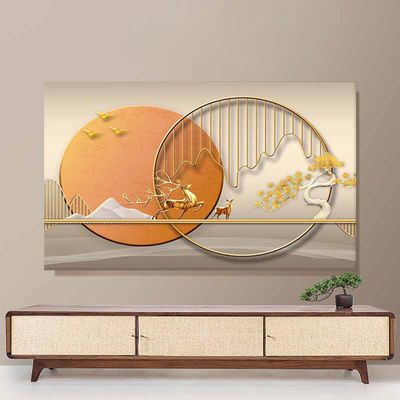42-85in TV Dust Cover For Curved Flat Hanging Screen Monitor Indoor TV Screen Protector Elastic All Inclusive Fabric TV Covers(Size:55-65IN,Color:A)