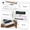 Angoily Djustable Monitor Stand for Desk Riser Stand Single Monitor Riser Acrylic Riser view 2
