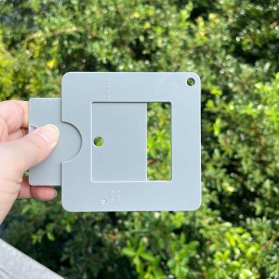 2pcs Artist Viewfinder, View Finder with Sliding Mechanism, Color Isolation Drawing View Capture Color Isolation for Painting Drawing Photography Improve Composition Skills